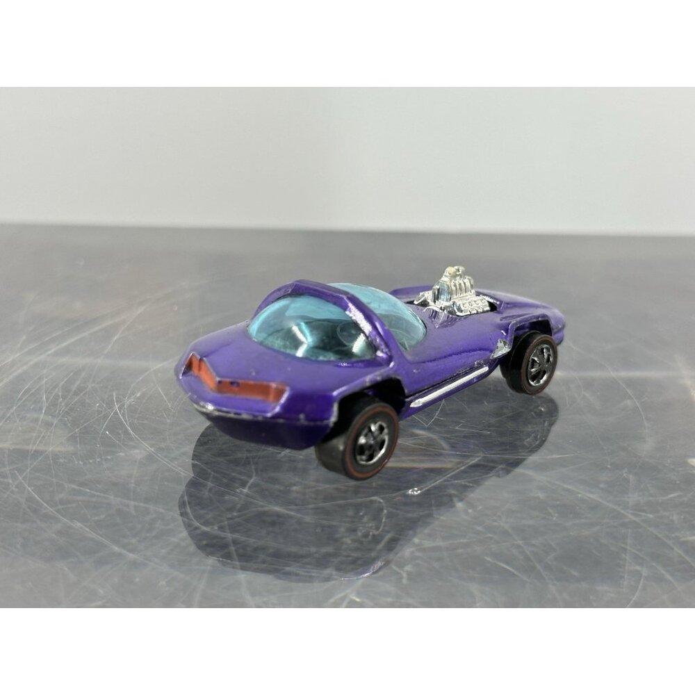 Hot Wheels Redline Silhouette 1967 Purple Gray Interior Made In Hong Kong - Picture 6 of 8